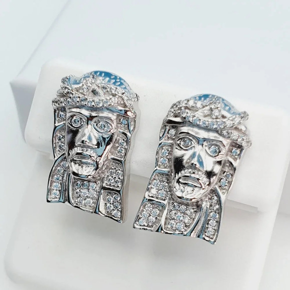 "925 Sterling Silver Cubic Zirconia Earrings, U19254808 - Picture 6 of 11